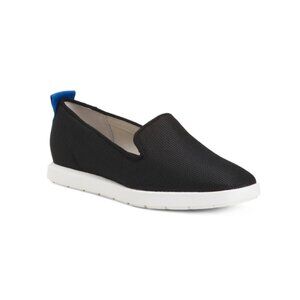 FRANCO SARTO Black Boston Slip On Sneakers